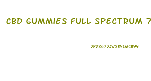 Cbd Gummies Full Spectrum 750 Mg