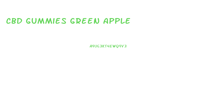 Cbd Gummies Green Apple