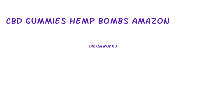 Cbd Gummies Hemp Bombs Amazon