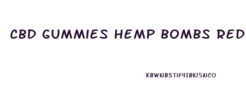 Cbd Gummies Hemp Bombs Reddit