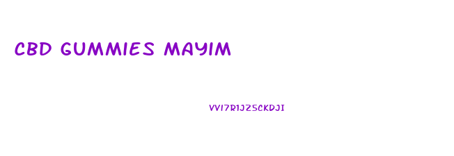 Cbd Gummies Mayim