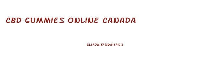 Cbd Gummies Online Canada