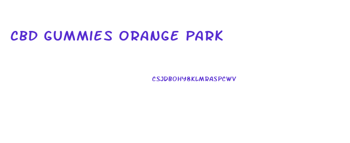 Cbd Gummies Orange Park