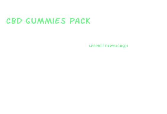 Cbd Gummies Pack