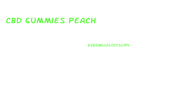 Cbd Gummies Peach
