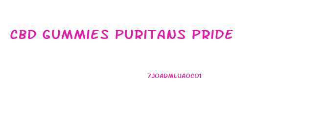 Cbd Gummies Puritans Pride