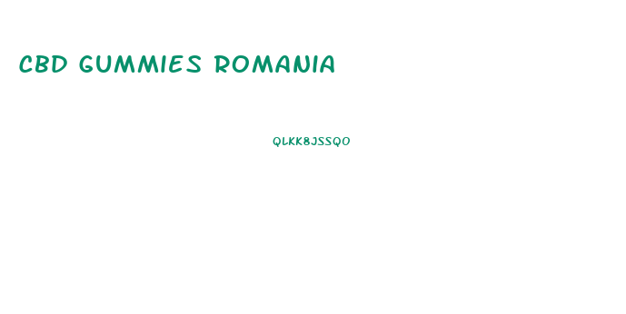 Cbd Gummies Romania