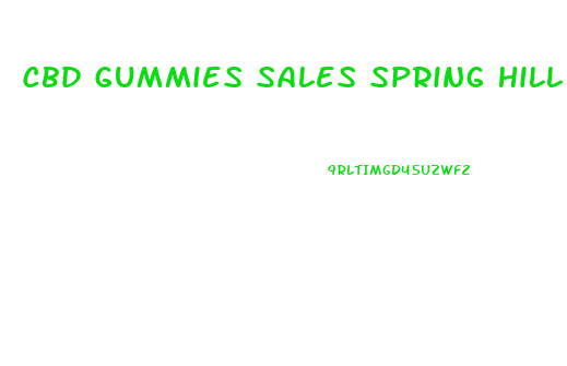Cbd Gummies Sales Spring Hill Fl