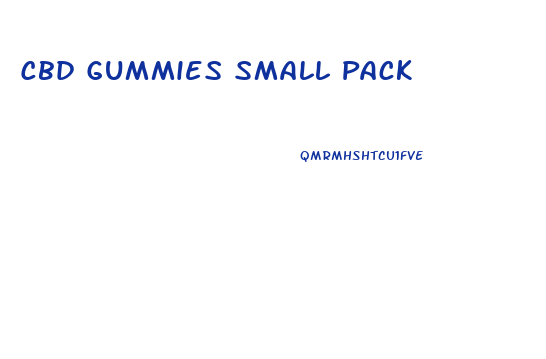 Cbd Gummies Small Pack