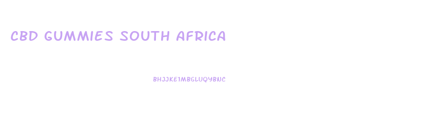 Cbd Gummies South Africa