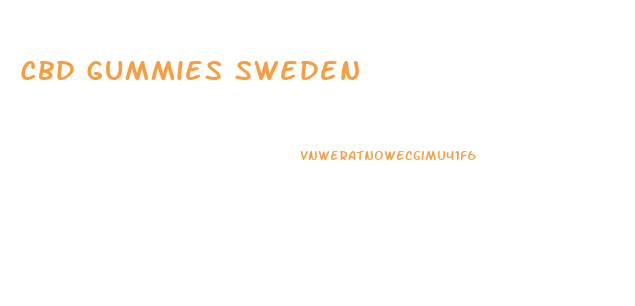 Cbd Gummies Sweden