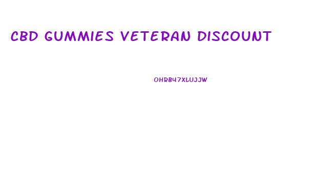 Cbd Gummies Veteran Discount