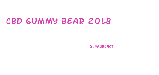 Cbd Gummy Bear 20lb