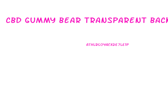 Cbd Gummy Bear Transparent Background Png
