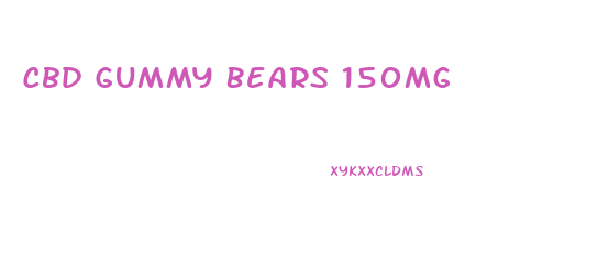 Cbd Gummy Bears 150mg