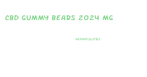 Cbd Gummy Bears 2024 Mg