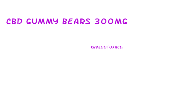 Cbd Gummy Bears 300mg