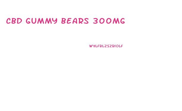 Cbd Gummy Bears 300mg