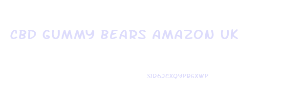 Cbd Gummy Bears Amazon Uk