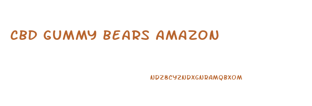 Cbd Gummy Bears Amazon