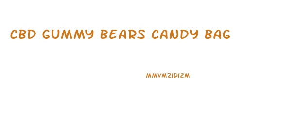 Cbd Gummy Bears Candy Bag