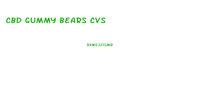 Cbd Gummy Bears Cvs