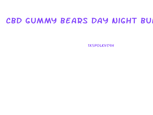 Cbd Gummy Bears Day Night Bundles
