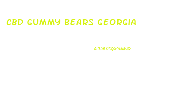 Cbd Gummy Bears Georgia