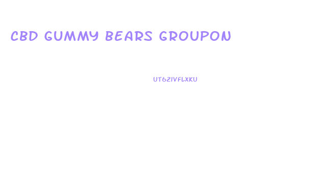 Cbd Gummy Bears Groupon