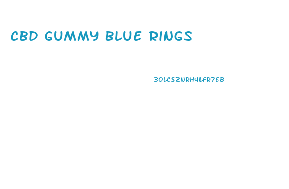Cbd Gummy Blue Rings