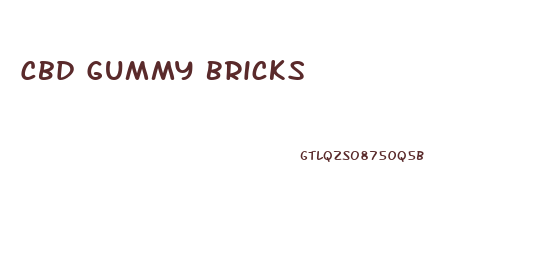 Cbd Gummy Bricks