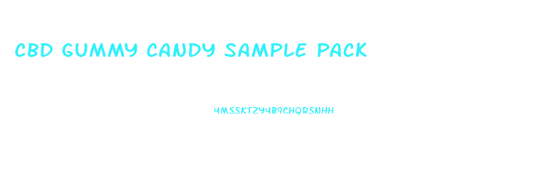 Cbd Gummy Candy Sample Pack