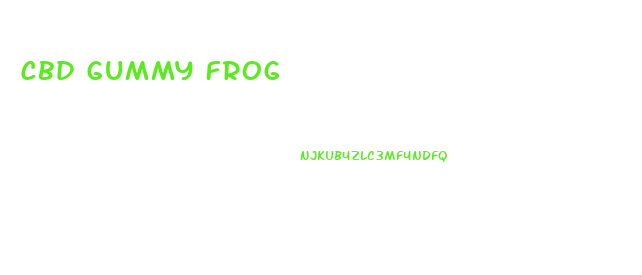 Cbd Gummy Frog