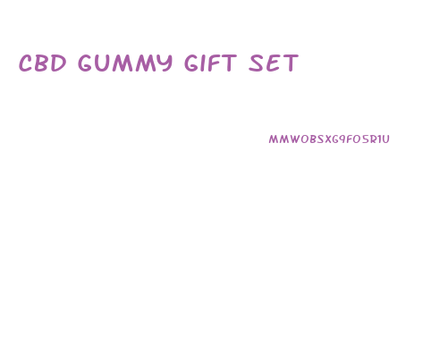 Cbd Gummy Gift Set