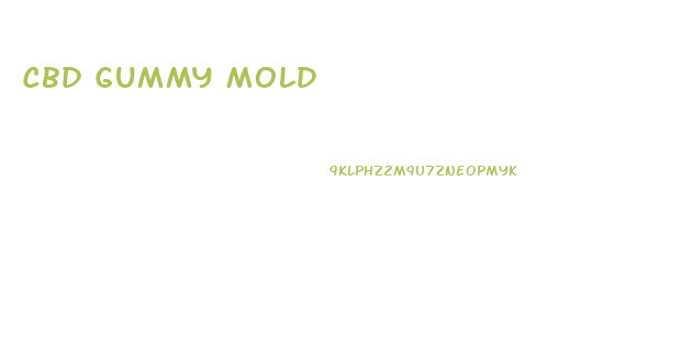 Cbd Gummy Mold