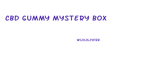 Cbd Gummy Mystery Box