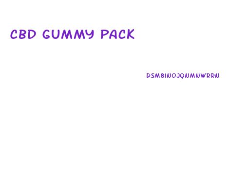 Cbd Gummy Pack