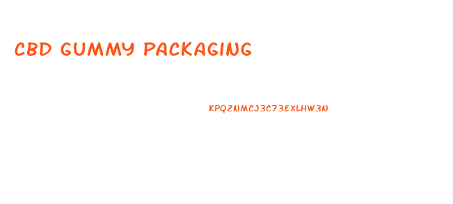 Cbd Gummy Packaging