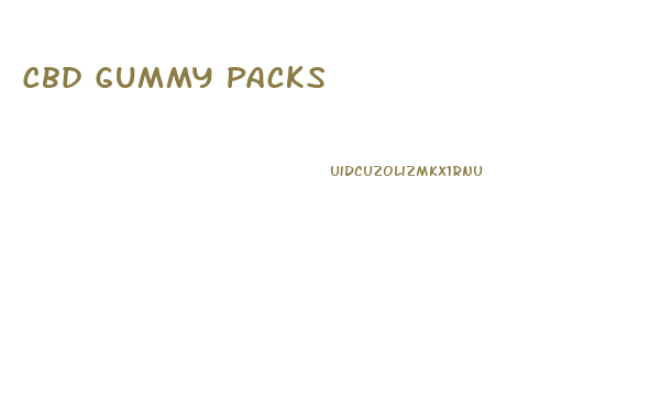 Cbd Gummy Packs