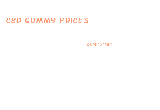Cbd Gummy Prices