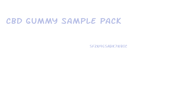 Cbd Gummy Sample Pack