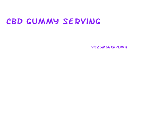 Cbd Gummy Serving