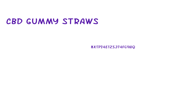 Cbd Gummy Straws