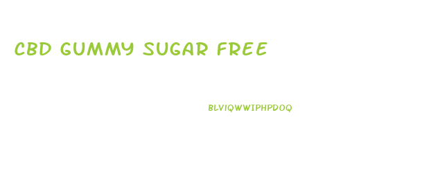 Cbd Gummy Sugar Free