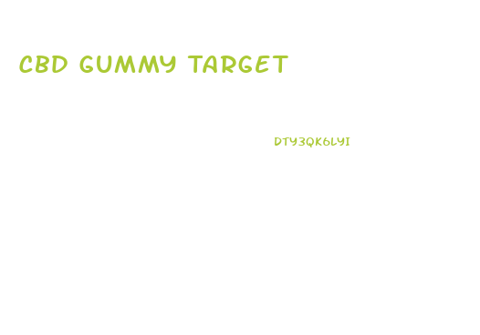 Cbd Gummy Target