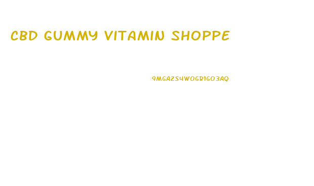 Cbd Gummy Vitamin Shoppe