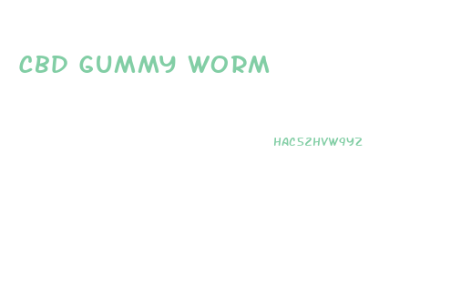 Cbd Gummy Worm
