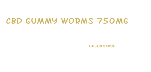 Cbd Gummy Worms 750mg
