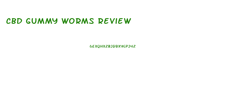 Cbd Gummy Worms Review