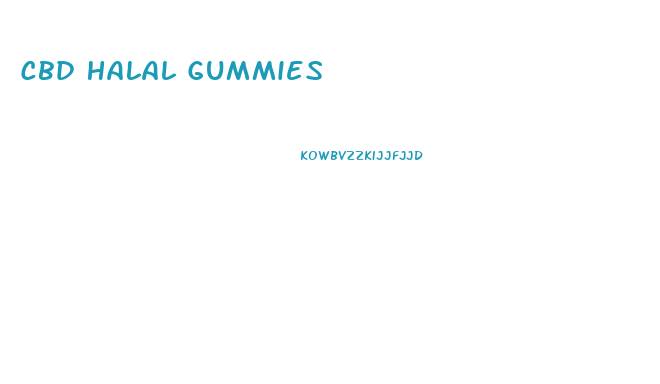 Cbd Halal Gummies